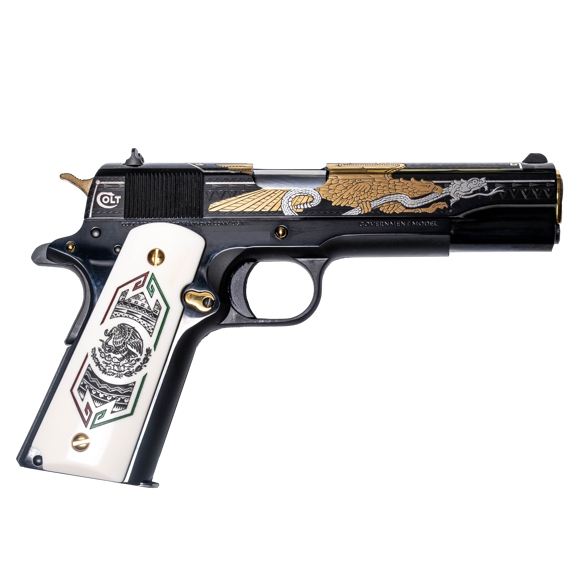 Colt 1911 Bandera 38 Super Pistol, 5" - O1911C-38-BDB