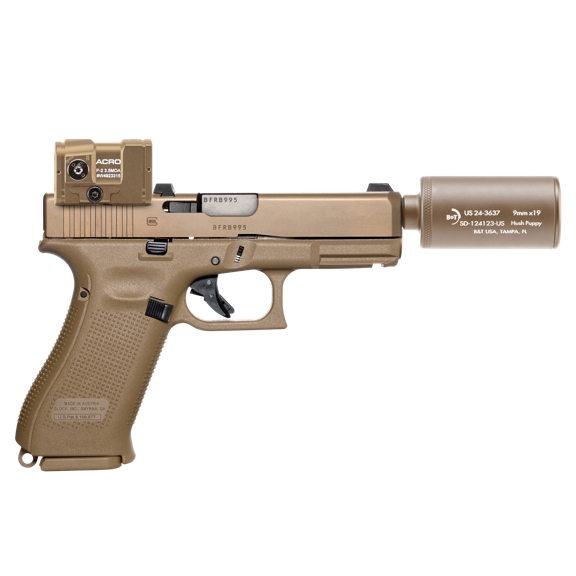 Glock 19X Hush Puppy 9mm B&T Pistol Package