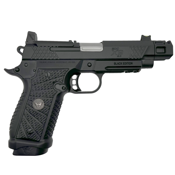 Wilson Combat EDCX9 2.0 Comp Black Edition 9mm Pistol, 4" - 2EDCX-CPR-9