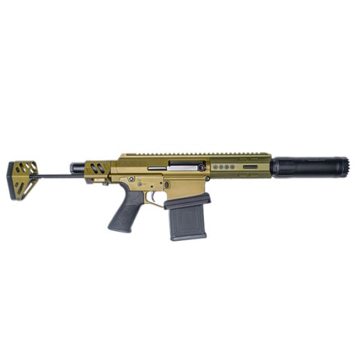Genesis Arms Gen-12 PDS5 Green 12 Ga SBS w/ Huxwrx Suppressor, 5" - K-PDS5R-HUB-GRN