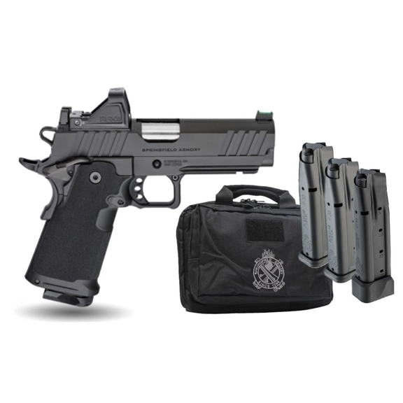 Springfield Armory 1911 DS Prodigy 4.25 AOS 9mm Pistol Package, 4.25" - PH9117AOS-PAC
