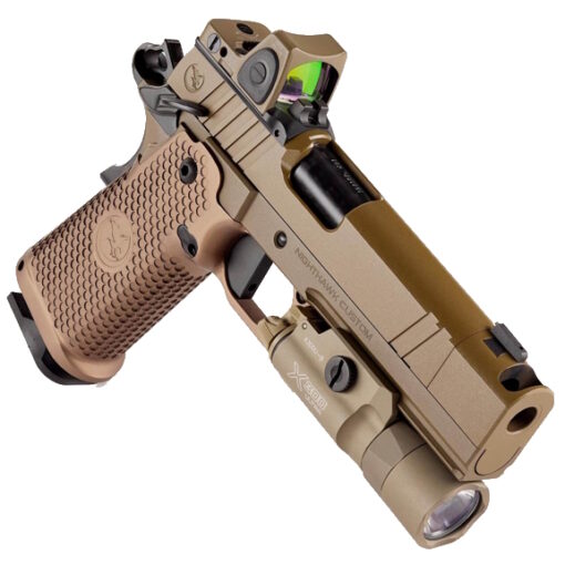 Nighthawk Custom Sand Hawk Double Stack IOS 9mm Pistol Package, 5" - SNDHWKIOS
