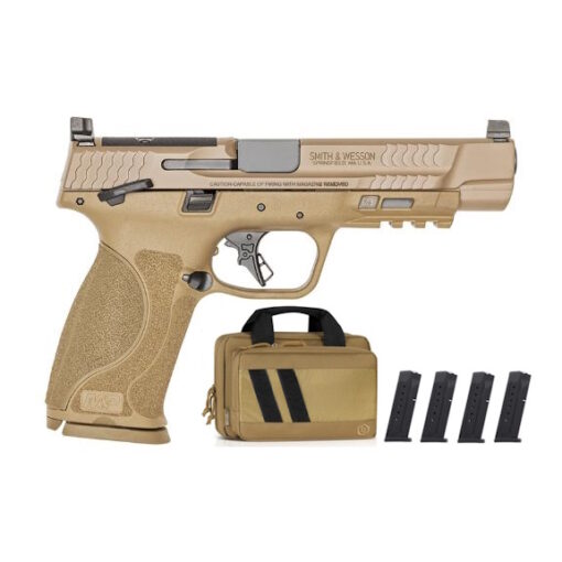 Smith & Wesson M&P9 M2.0 OR TS FDE 9mm Pistol Package, 5" - 14740