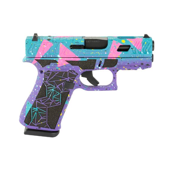 Glock 43X 80's Day 9mm Pistol, 3.39" - GLUX4350204FRN80DAYSCT