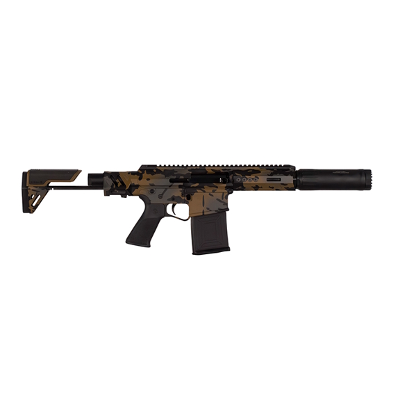 Genesis Arms Gen-12 PDS5 SBS w/ Huxwrx Suppressor Custom NBS Camo, 5" - K-PDS5R-HUB-C-NBS