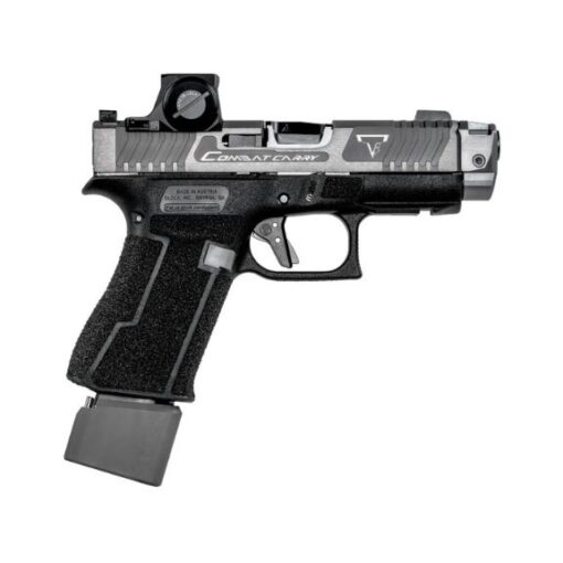 Taran Tactical G43x Combat Carry Gray Radian 9mm Pistol, 3.39" - TTI-GLOCK-43XGRY-RAD
