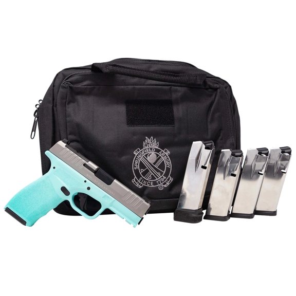 Springfield Armory Hellcat PRO Gear Up 9mm Robins Egg Pistol Package, 3.7" - HCP9379RBSOSPGU