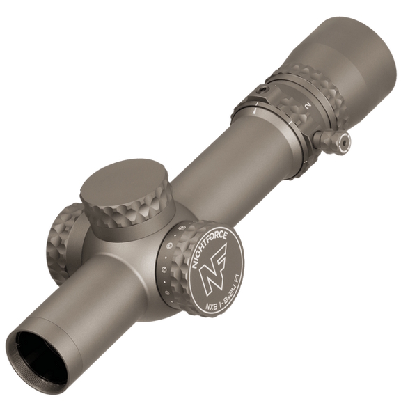 Nightforce NX8 1-8x24 F1 Capped FC-MOA Dark Earth Rifle Scope - C691