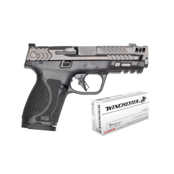 Smith & Wesson M&P9 M2.0 Compact Carry Comp 9mm Pistol, 4.22" - 13989BF