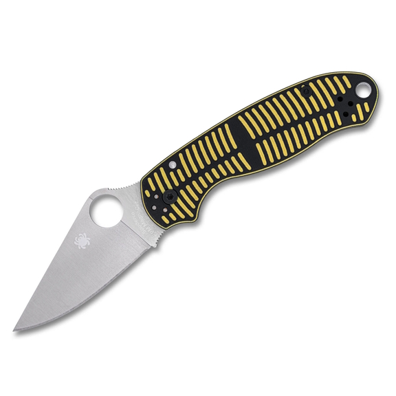 Spyderco Para 3 Salt Yellow/Black Compression Lock Folding Knife, 2.93" - C223GBKYLMCP