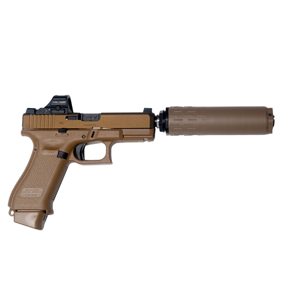 Shark Coast Tactical Glock 19X Hux Puppy 9mm Pistol Package