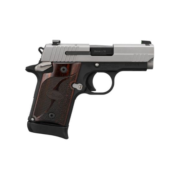 Sig Sauer P938 Two Tone 9mm Pistol, 3" - 938-9-TXR3-AMBI
