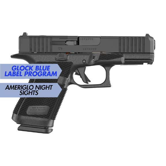 Glock 19 Gen6 Ameriglo Blue Label 9mm Pistol, 4.02" - P61950302