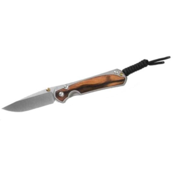 Chris Reeve Large Sebenza 31 Macassar Ebony Folding Knife, 3.61" - L31-1116-001