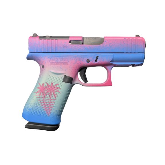 Glock 43X MOS Miami 9mm Pistol, 3.39" - GLOCPX43X-MIAMI