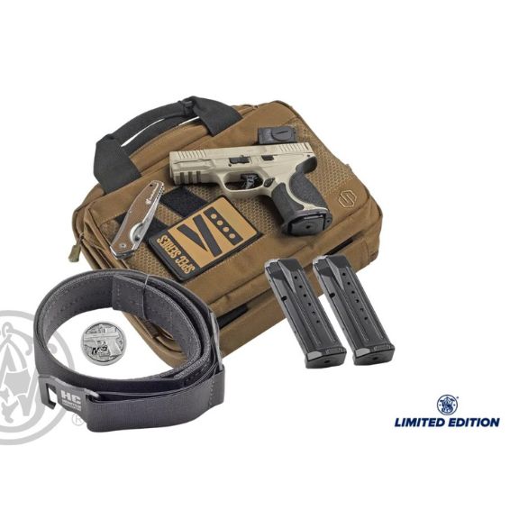 Smith & Wesson M&P9 M2.0 Metal Compact SPEC 9mm Bundle, 4" - 14634