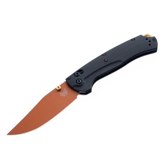 Benchmade Taggedout Copper Suede Folding Knife, 3.5" - 15536CR-2501