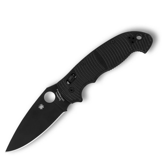 Spyderco Manix 2 XL Salt Black Folding Knife, 3.85" - C95GMCBKP2