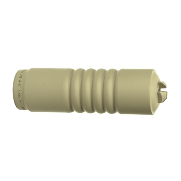 AB A-10 FDE 5.56mm Suppressor, 6.3"- A10-5.56-FDE