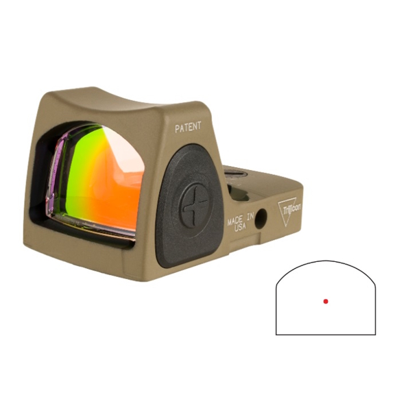 Trijicon RMR Type 2 Flat Dark Earth Red Dot Optic - RM06-C-700696