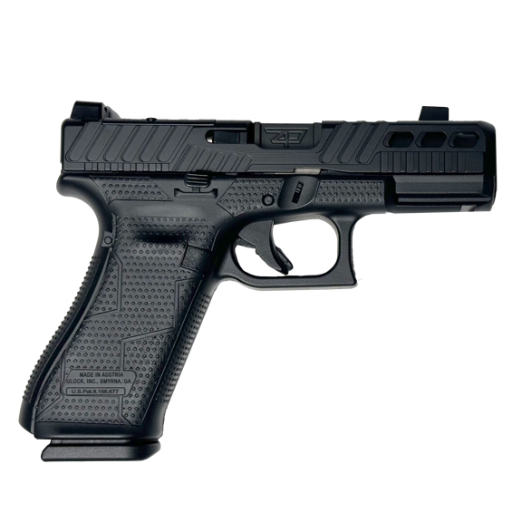 Glock 45 Gen5 Black Orca 9mm Pistol, 4.02" - GLPA455S203-BLKORA