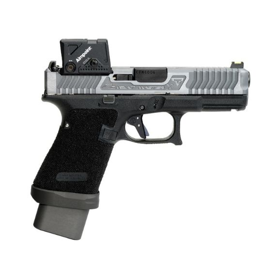 Taran Tactical Combat Master X Grey Aimpoint COA 9mm Pistol Package, 4" - TTI-G19-COA-GRY