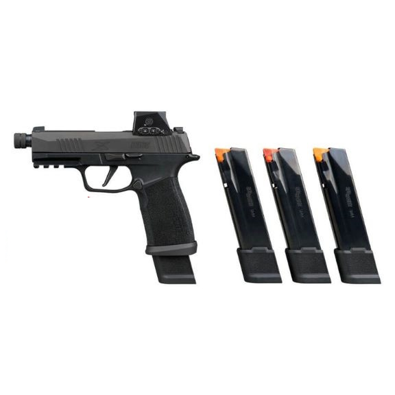 Sig Sauer P365-XMacro TACOPS 9mm Pistol, 3.7" - 365XCA-9-BTAC-TB-RXSL