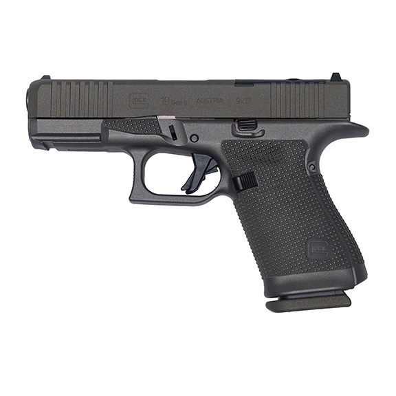 DSCF3459 Glock 19 Gen6 Sneeky Ported Green 9mm Pistol, 4" - P61950203SNKY-C