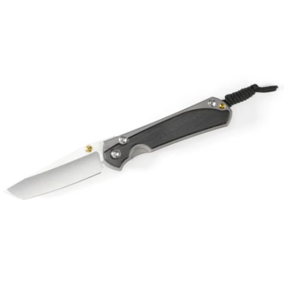 Chris Reeve Small Sebenza 31 Bog Oak Double Lug Tanto Folding Knife, 2.99" - S31-1130